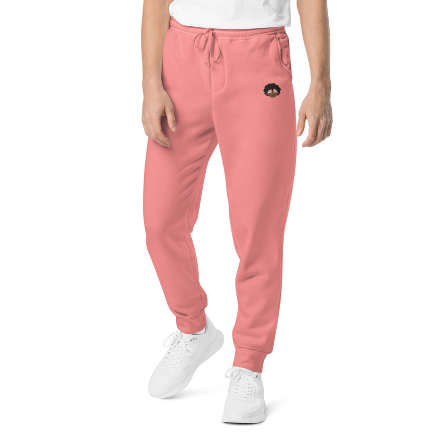 The Only Child 1983 Embroidered Bighead Logo Unisex pigment-dyed sweatpants