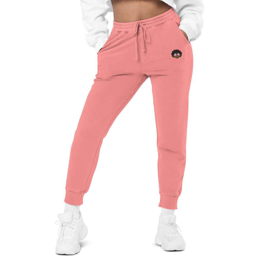 The Only Child 1983 Embroidered Bighead Logo Unisex pigment-dyed sweatpants