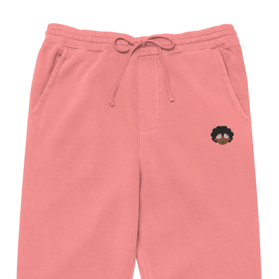 The Only Child 1983 Embroidered Bighead Logo Unisex pigment-dyed sweatpants