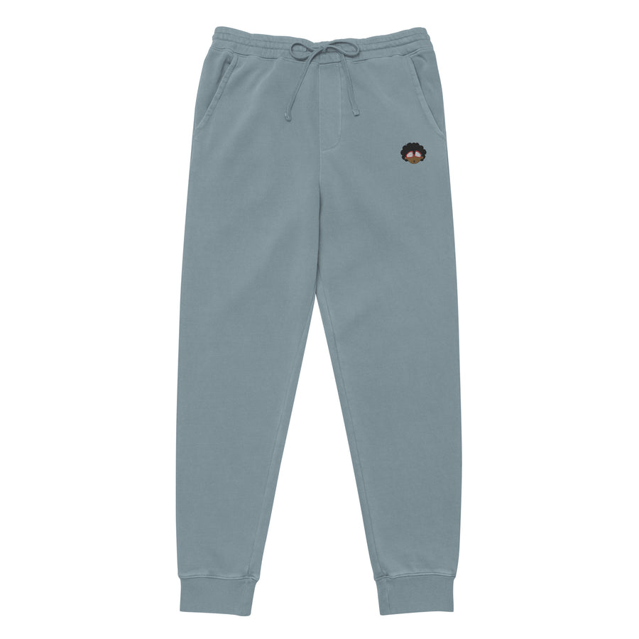 The Only Child 1983 Embroidered Bighead Logo Unisex pigment-dyed sweatpants