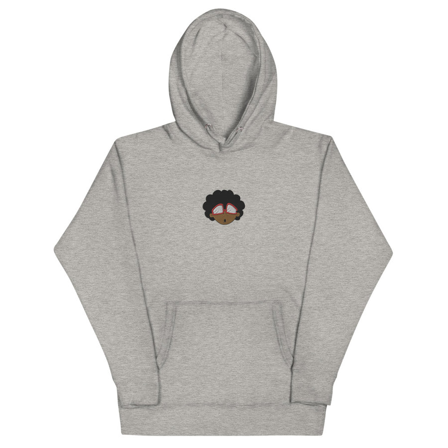 The Only Child 1983 Center Embroidered Bighead Logo Unisex Hoodie