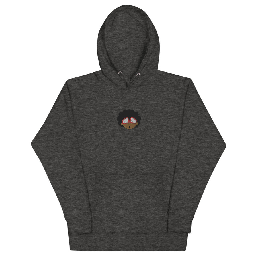 The Only Child 1983 Center Embroidered Bighead Logo Unisex Hoodie