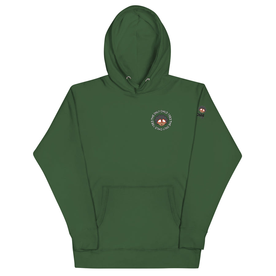 The Only Child 1983 Front/Back Circle Logo Unisex Hoodie