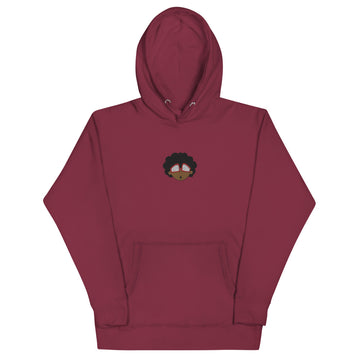 The Only Child 1983 Center Embroidered Bighead Logo Unisex Hoodie