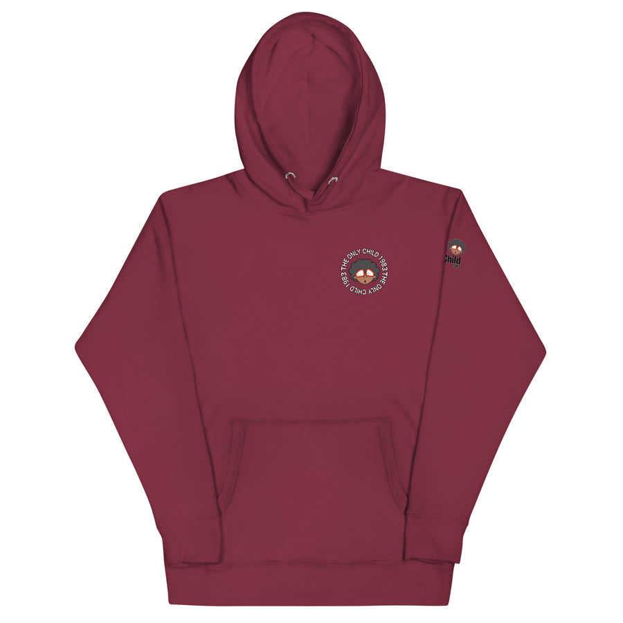 The Only Child 1983 Front/Back Circle Logo Unisex Hoodie