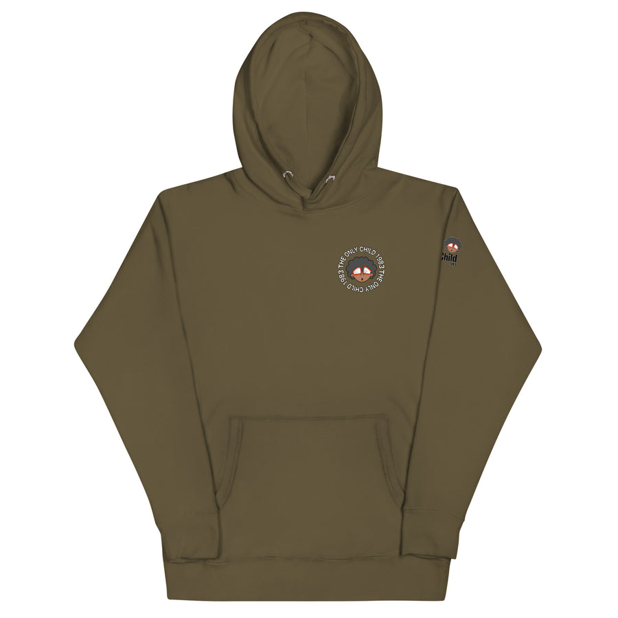 The Only Child 1983 Front/Back Circle Logo Unisex Hoodie