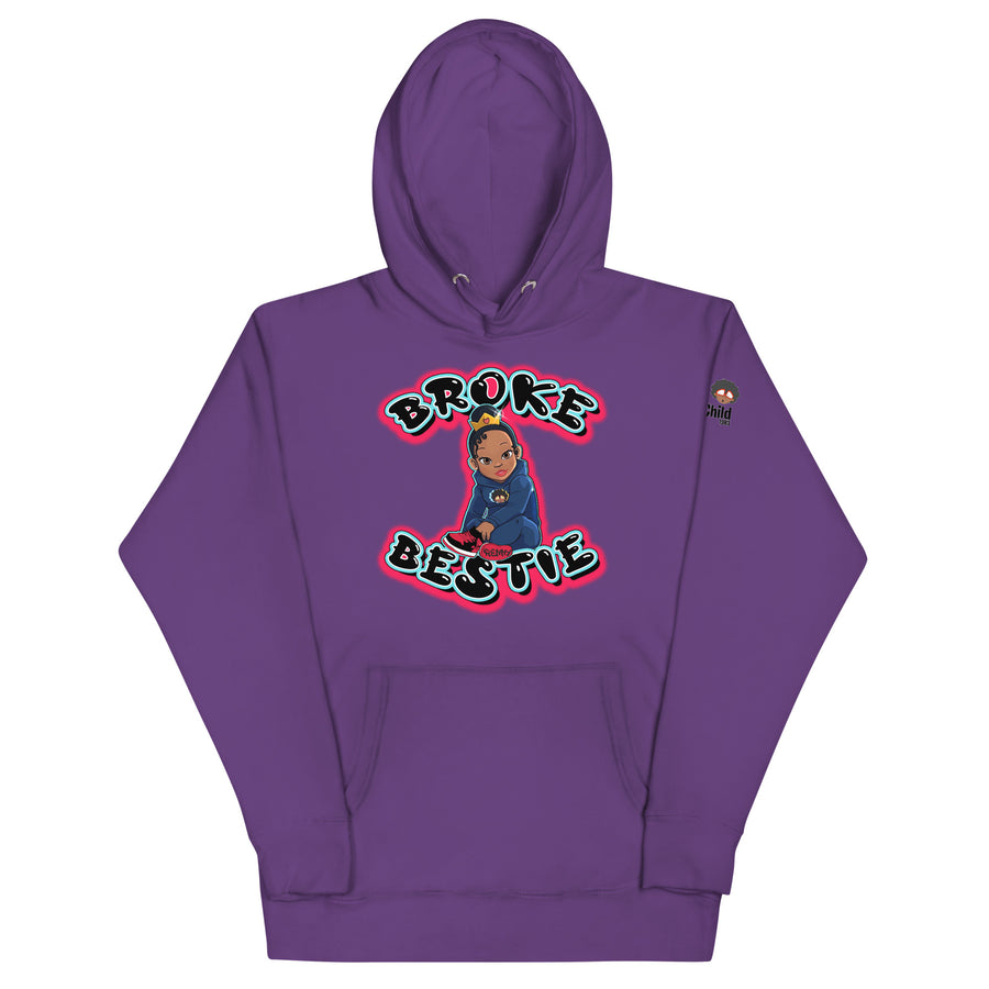 The Only Child 1983 Broke Bestie Unisex Hoodie