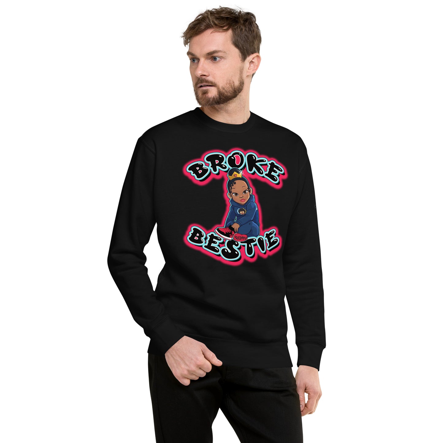 The Only Child 1983 BROKE BESTIE Unisex Premium Sweatshirt