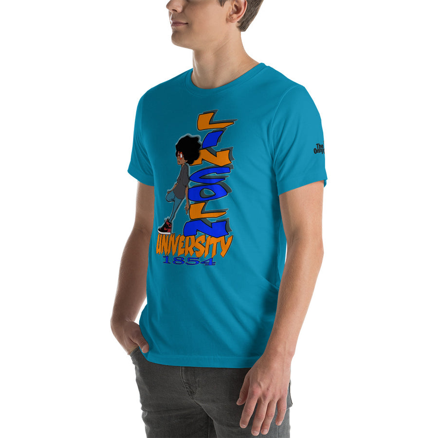 The Only Child 1983 LU Icon 2 Bred 1s Short-Sleeve Unisex T-Shirt