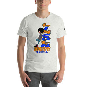 The Only Child 1983 LU Icon 2 Bred 1s Short-Sleeve Unisex T-Shirt