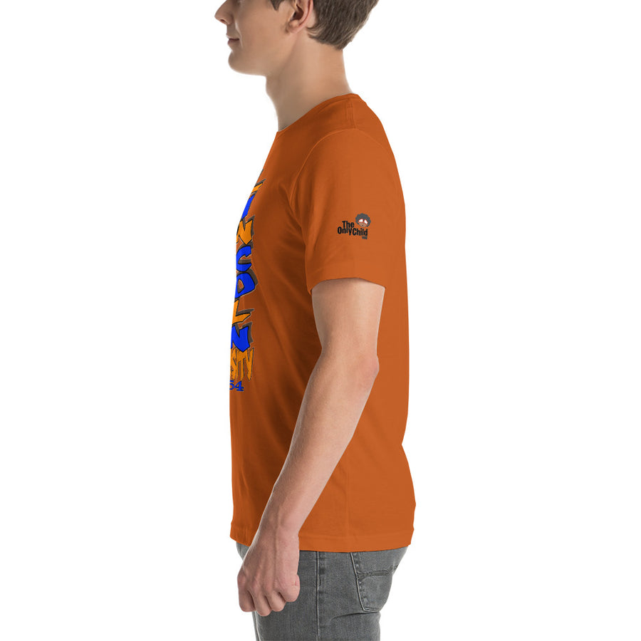 The Only Child 1983 LU Icon 2 Bred 1s Short-Sleeve Unisex T-Shirt
