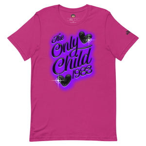 The Only Child 1983 Purple Airbrush Unisex t-shirt