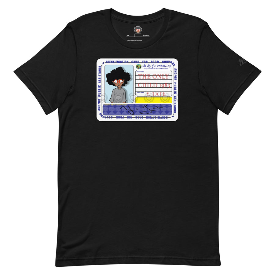 The Only Child 1983 FOOD CARD Unisex t-shirt