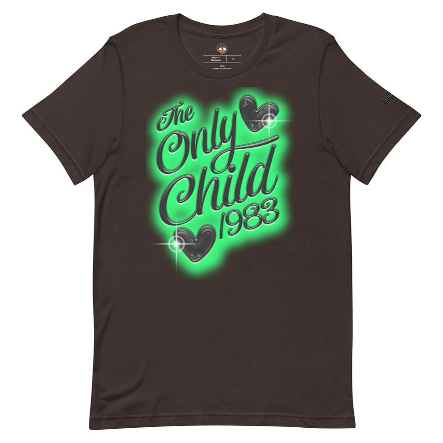 The Only Child 1983 Green Airbrush Unisex t-shirt