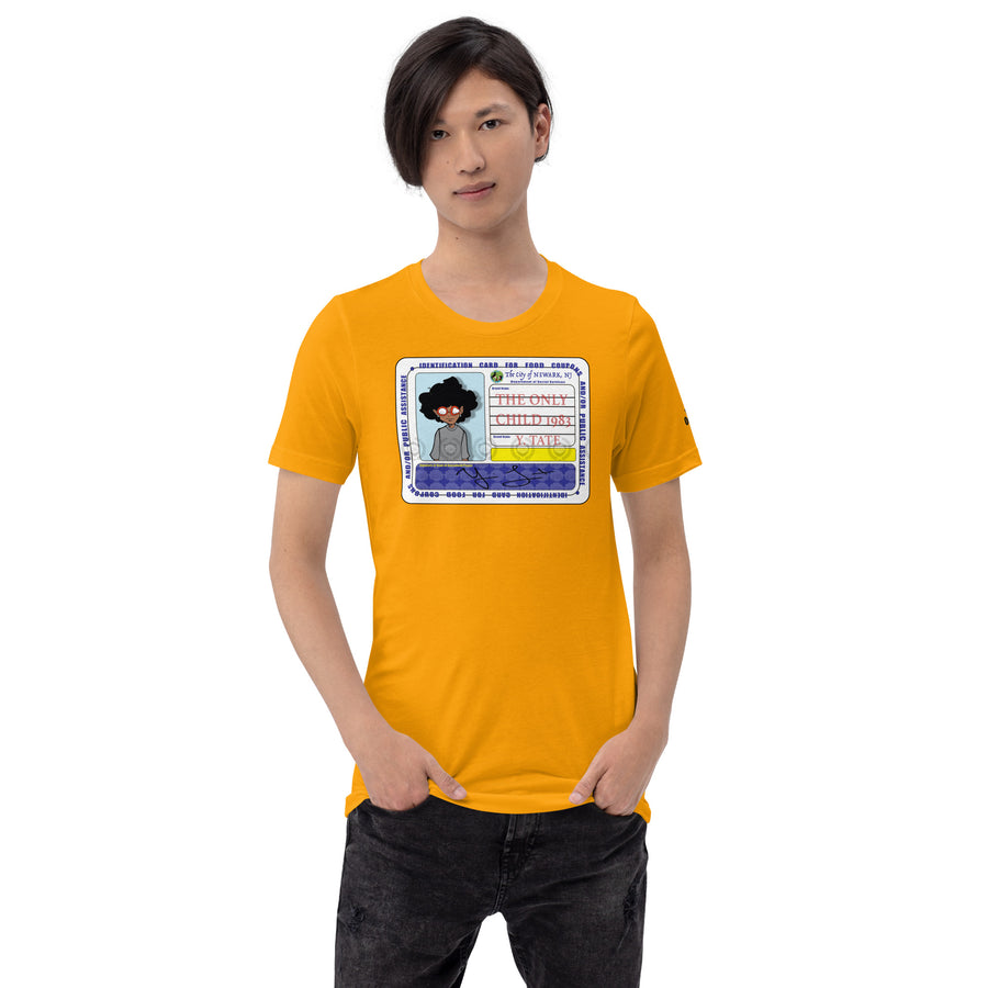 The Only Child 1983 FOOD CARD Unisex t-shirt