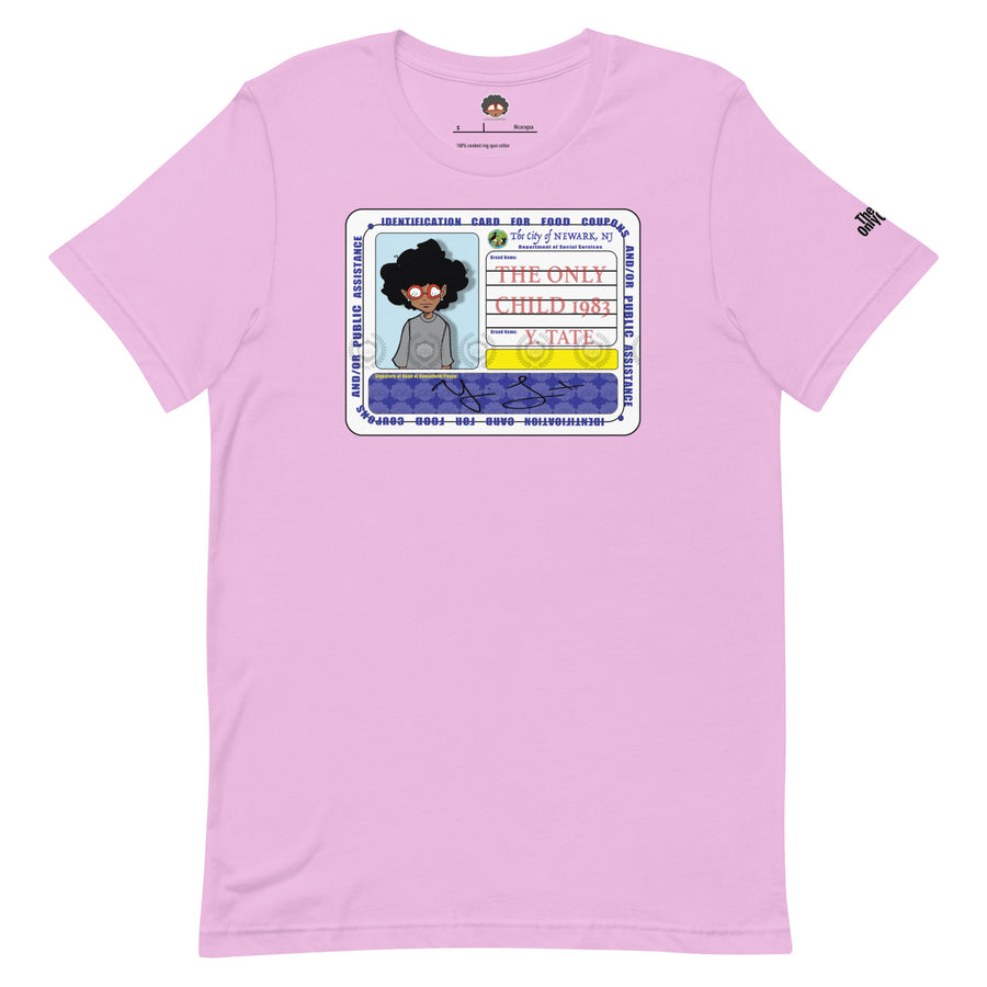 The Only Child 1983 FOOD CARD Unisex t-shirt