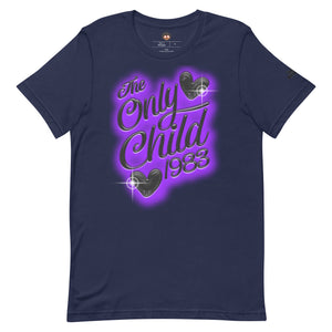 The Only Child 1983 Purple Airbrush Unisex t-shirt