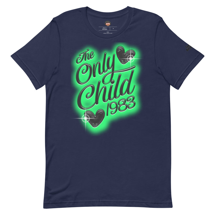 The Only Child 1983 Green Airbrush Unisex t-shirt