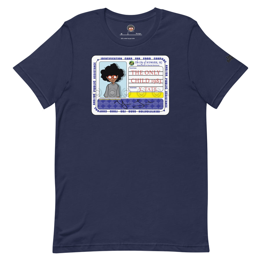 The Only Child 1983 FOOD CARD Unisex t-shirt