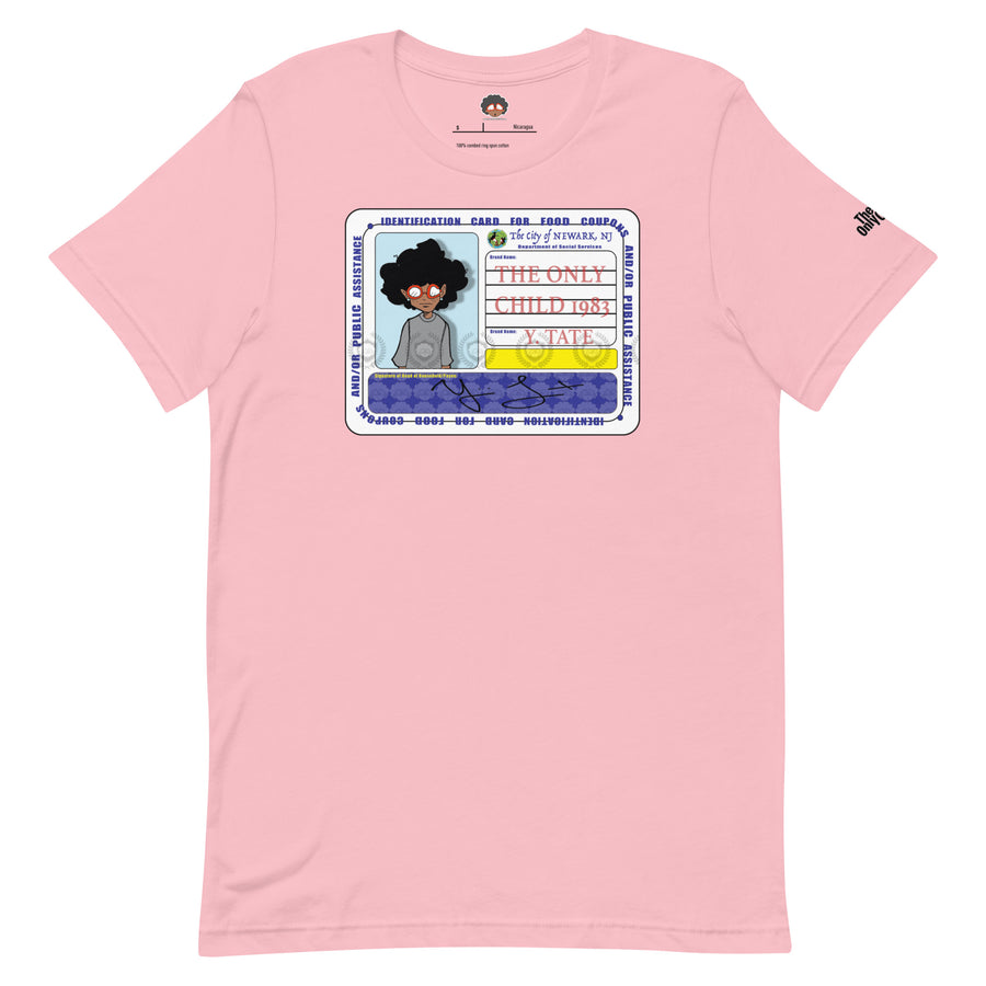 The Only Child 1983 FOOD CARD Unisex t-shirt