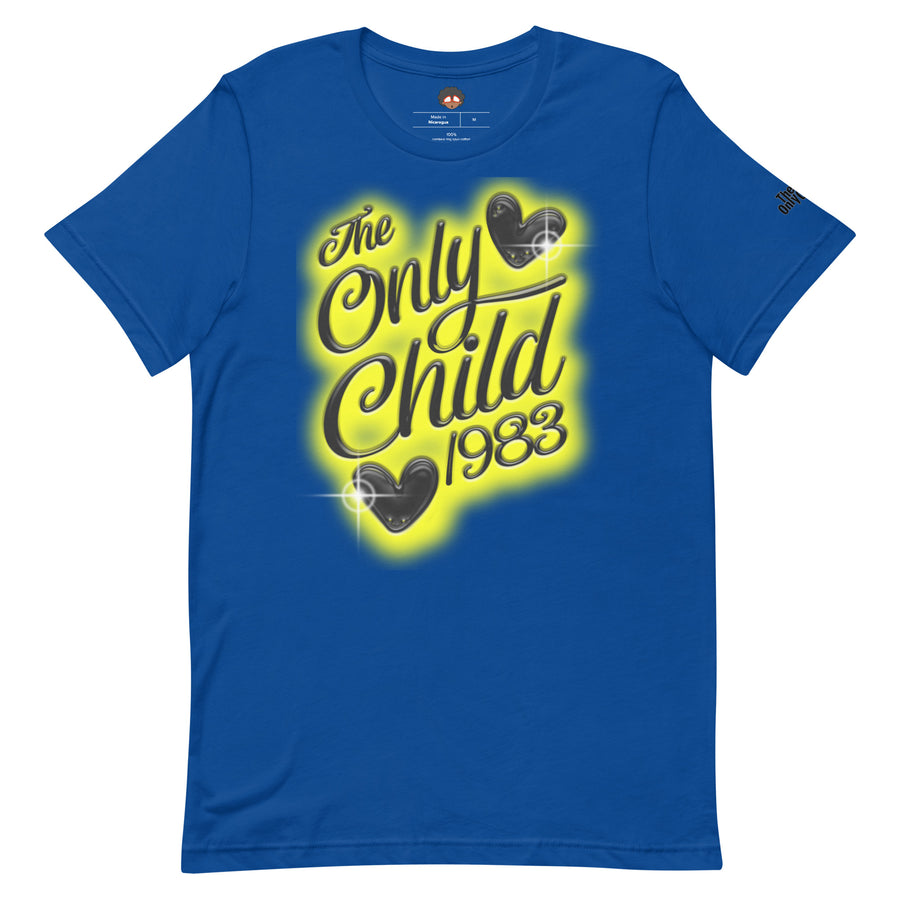 The Only Child 1983 Yellow Airbrush Unisex t-shirt