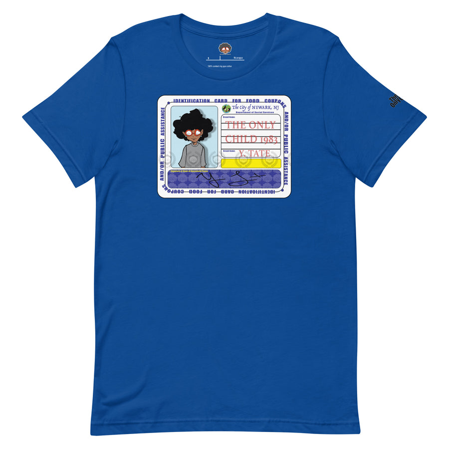 The Only Child 1983 FOOD CARD Unisex t-shirt