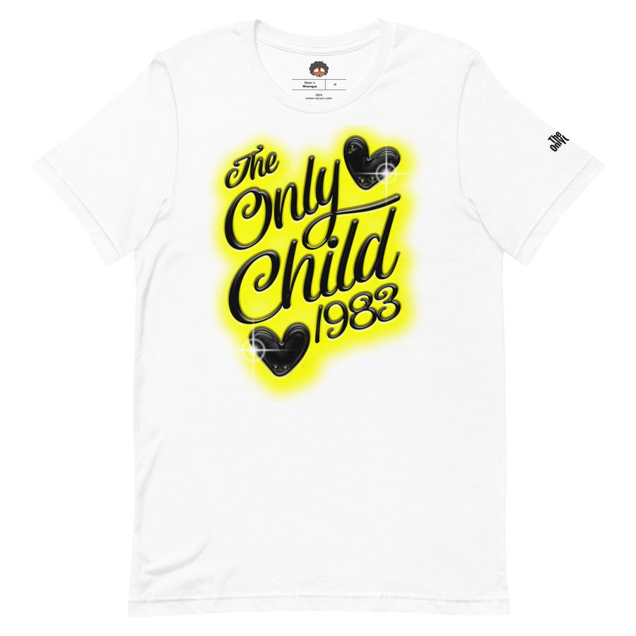 The Only Child 1983 Yellow Airbrush Unisex t-shirt