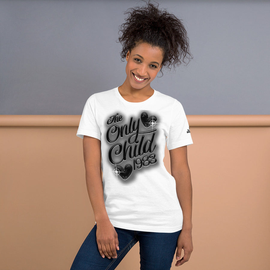 The Only Child 1983 Grey Airbrush Unisex t-shirt