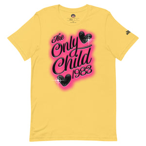 The Only Child 1983 Pink Airbrush Unisex t-shirt