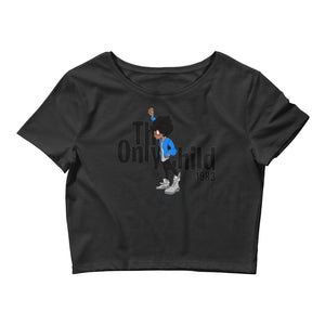 The Only Child 1983 Regg in Mags Women’s Crop Tee