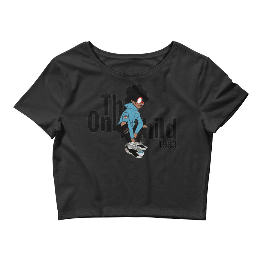 The Only Child 1983 Regg in Wave Runners Women’s Crop Tee