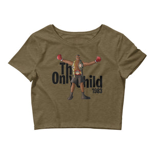 The Only Child 1983 IRON MIKE Women’s Crop Tee