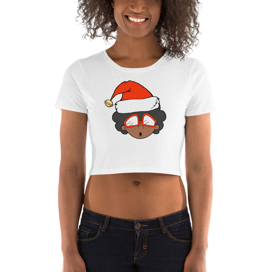 The Only Child 1983 Xmas Bighead Logo Women’s Crop Tee