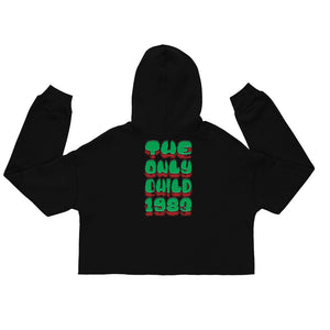 The Only Child 1983 Bighead Logo Hallow's Eve Crop Hoodie