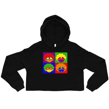 The Only Child 1983 Reggie Warhol Crop Hoodie