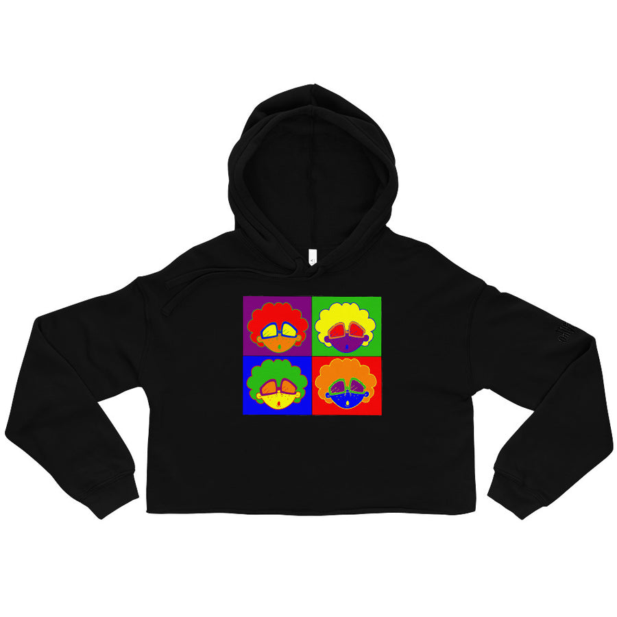 The Only Child 1983 Reggie Warhol Crop Hoodie