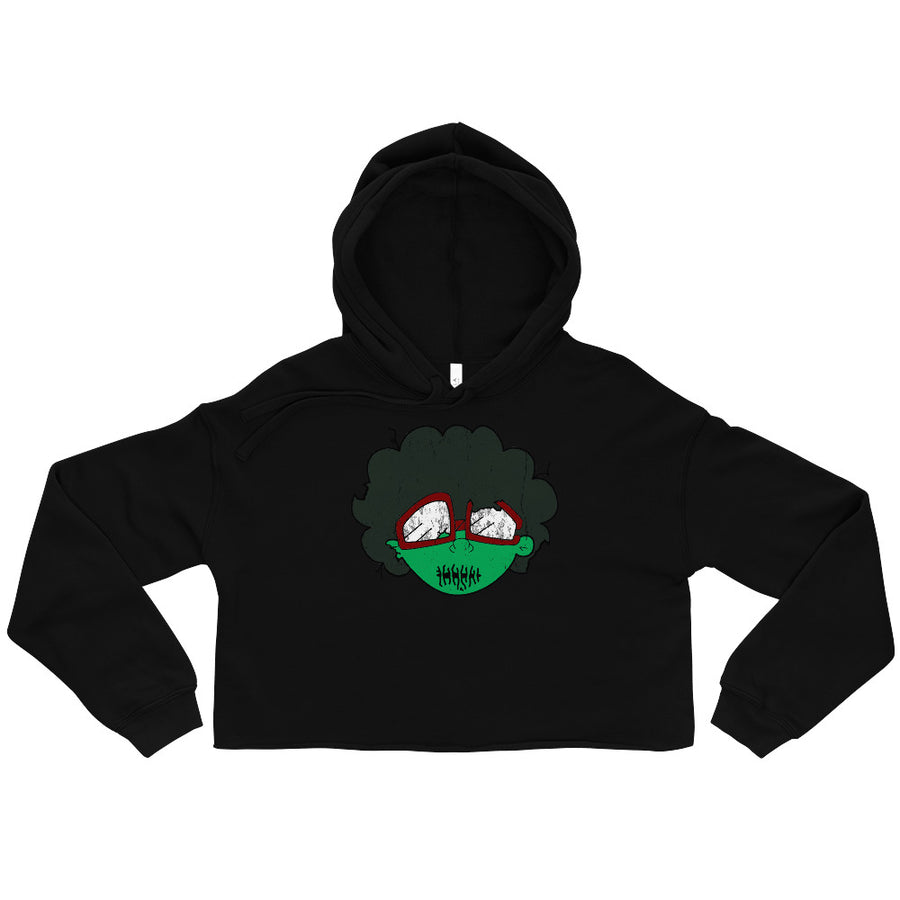 The Only Child 1983 Bighead Logo Hallow's Eve Crop Hoodie