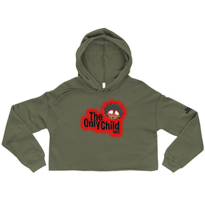 The Only Child 1983 Energy Burst Crop Hoodie
