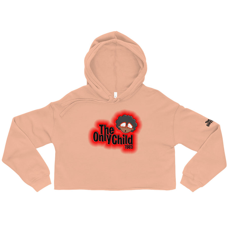 The Only Child 1983 Energy Burst Crop Hoodie