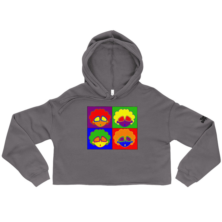 The Only Child 1983 Reggie Warhol Crop Hoodie