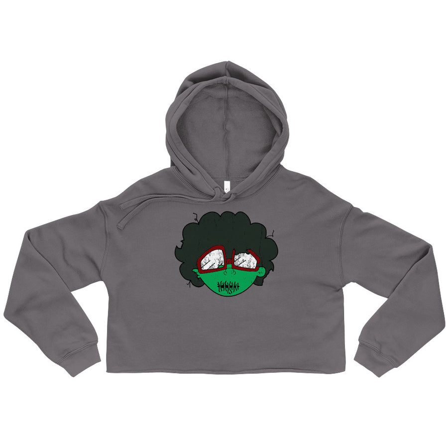 The Only Child 1983 Bighead Logo Hallow's Eve Crop Hoodie