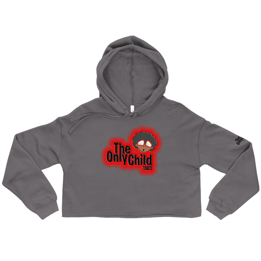 The Only Child 1983 Energy Burst Crop Hoodie