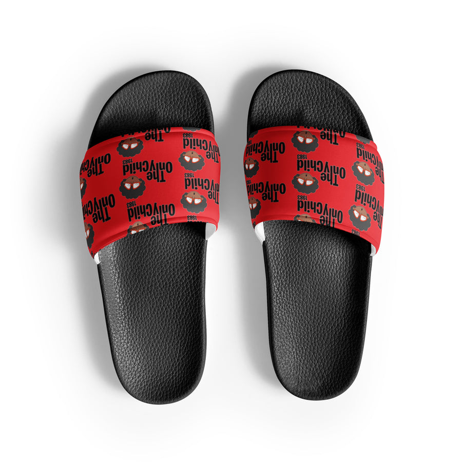 The Only Child 1983 Monogram Full Word Logo Women's slides