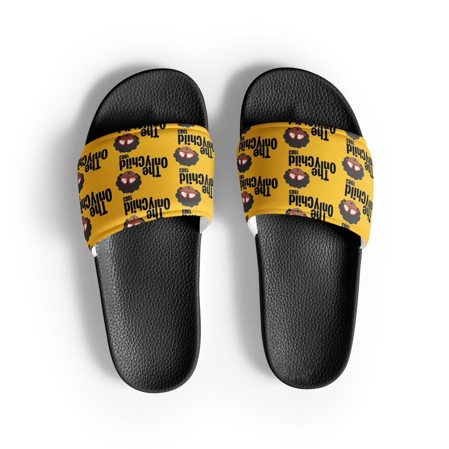 The Only Child 1983 Monogram Full Word Logo Women's slides
