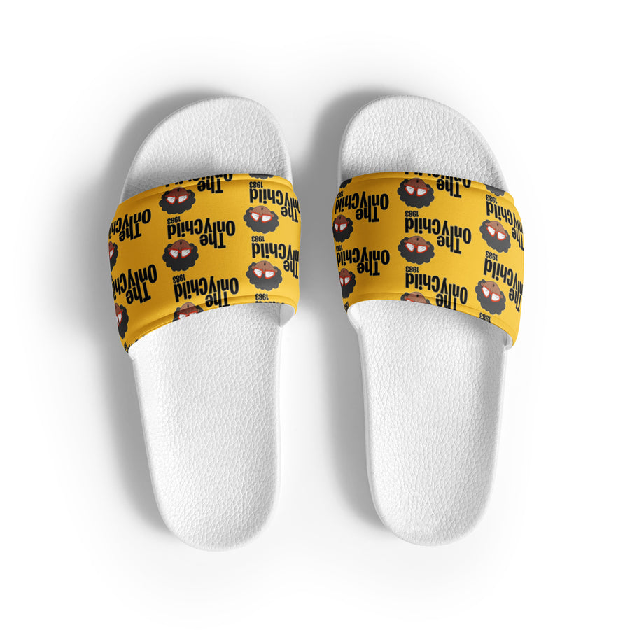 The Only Child 1983 Monogram Full Word Logo Women's slides