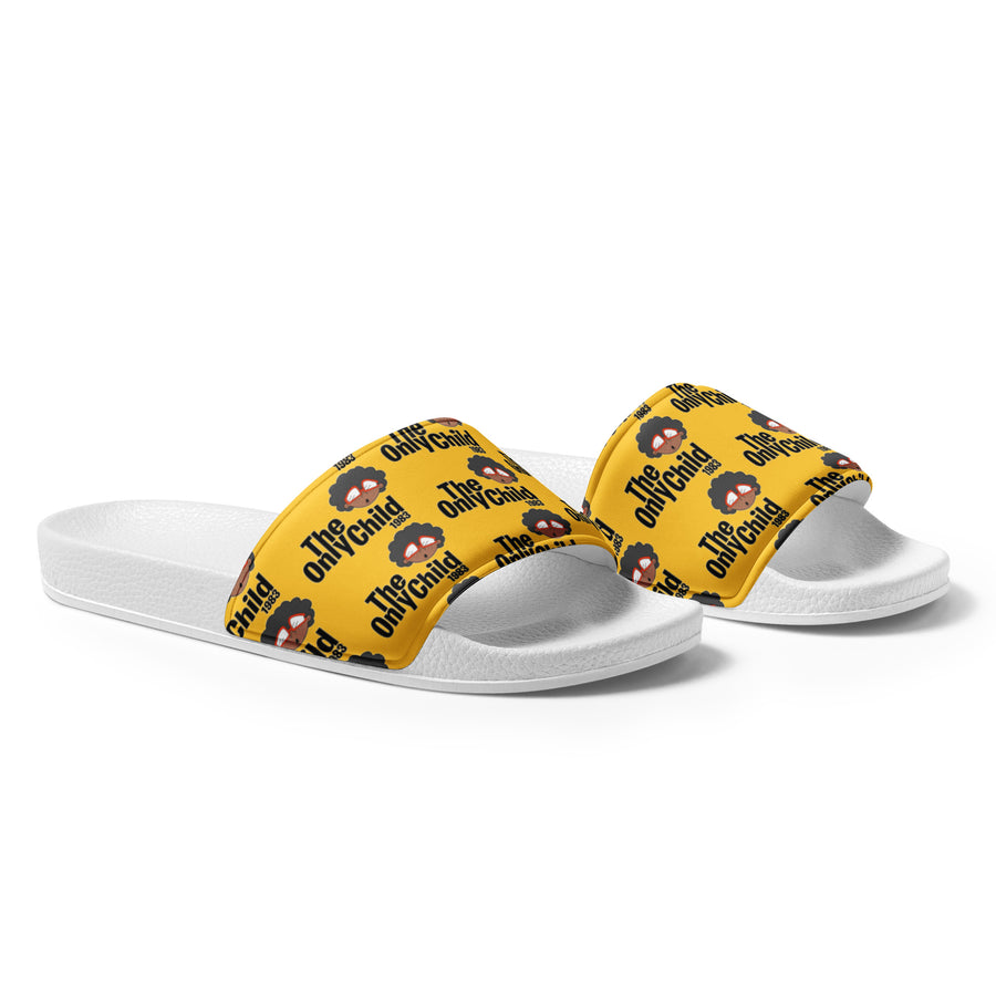 The Only Child 1983 Monogram Full Word Logo Women's slides