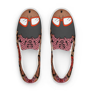 The Only child 1983 Bighead Snake Print Women’s slip-on canvas shoes